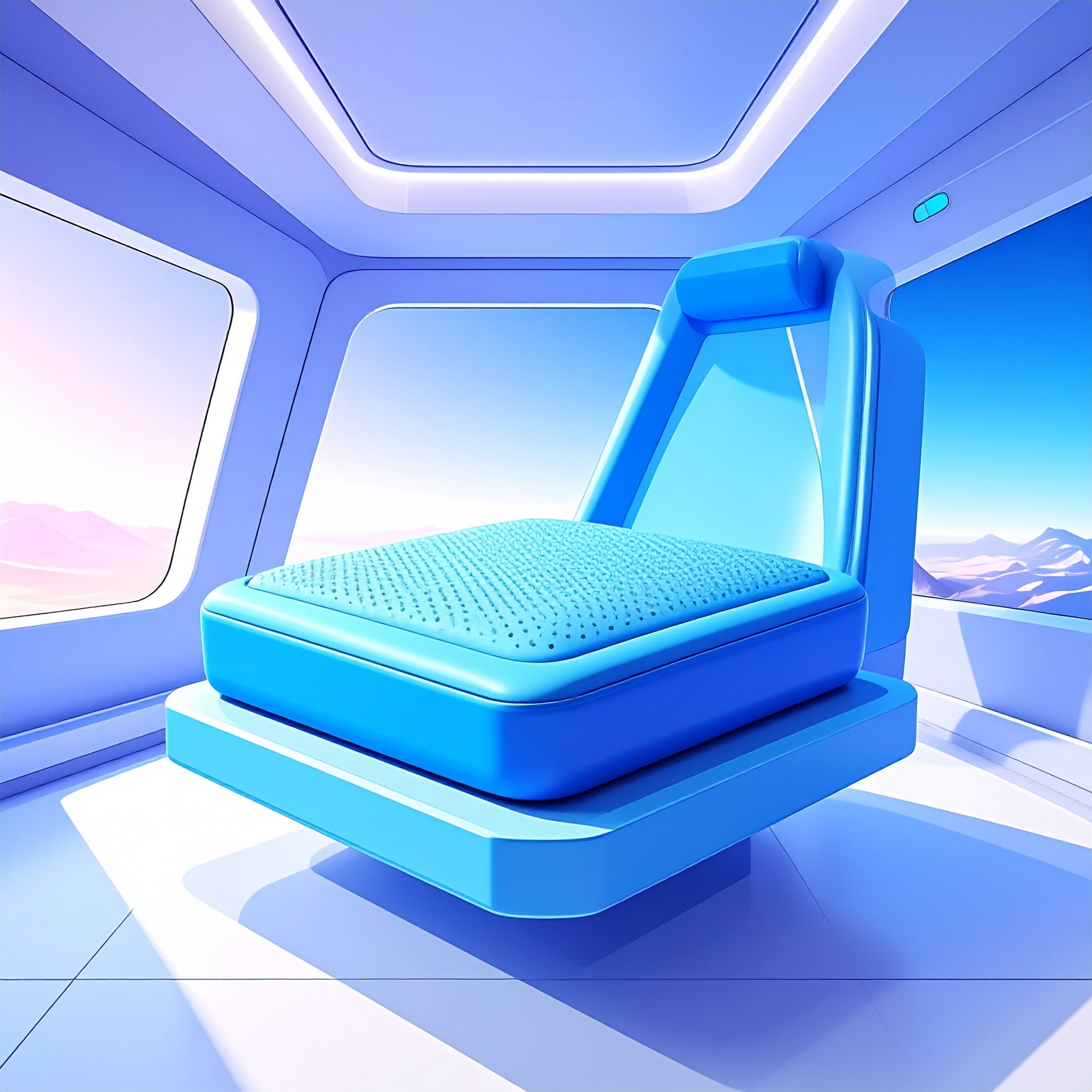 Coussin ergonomique à structure en nid d’abeille