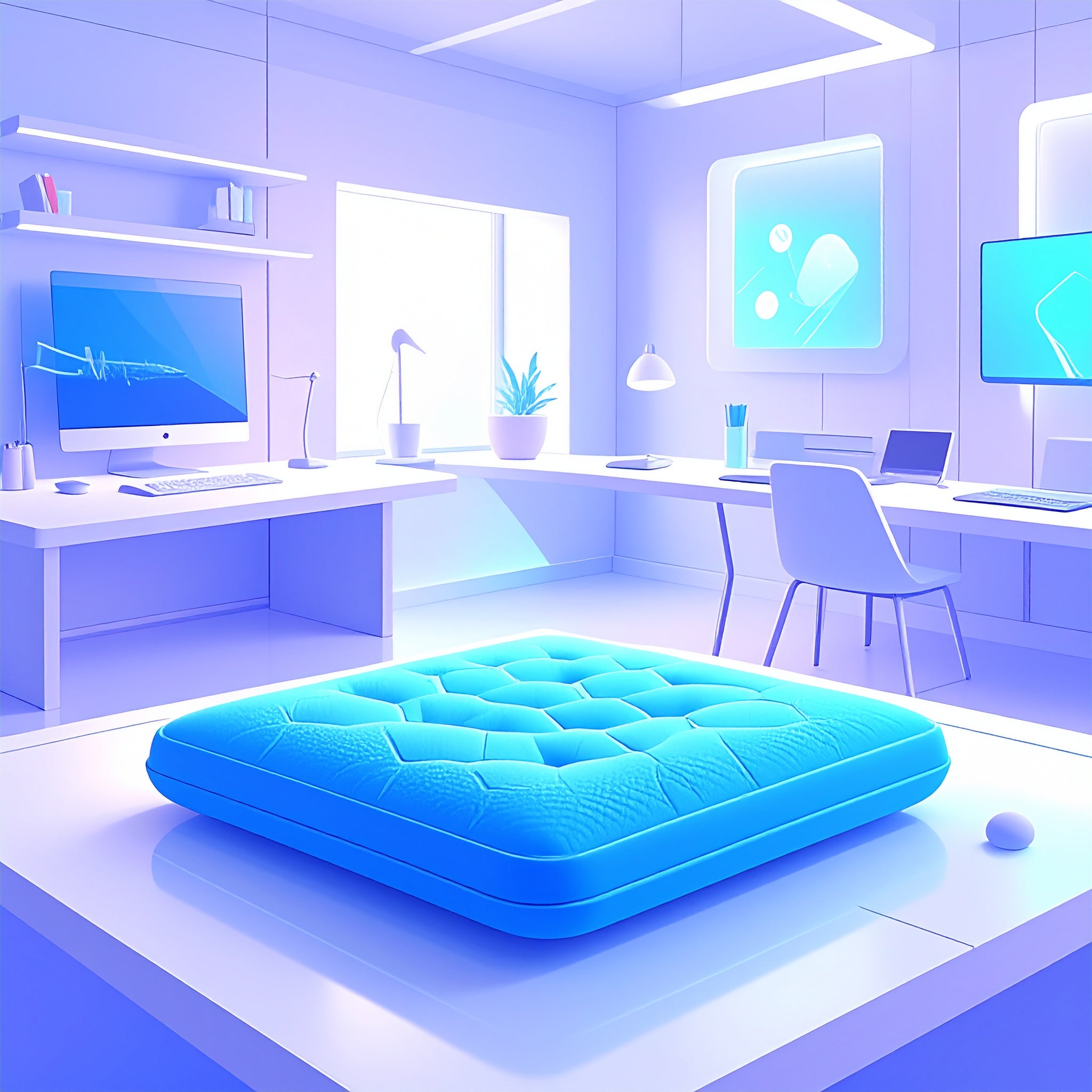 Coussin ergonomique à structure en nid d’abeille